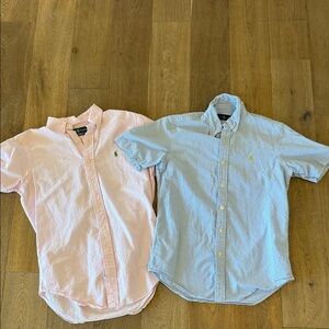 Ralph Lauren Button Down Seersucker Shirts - S